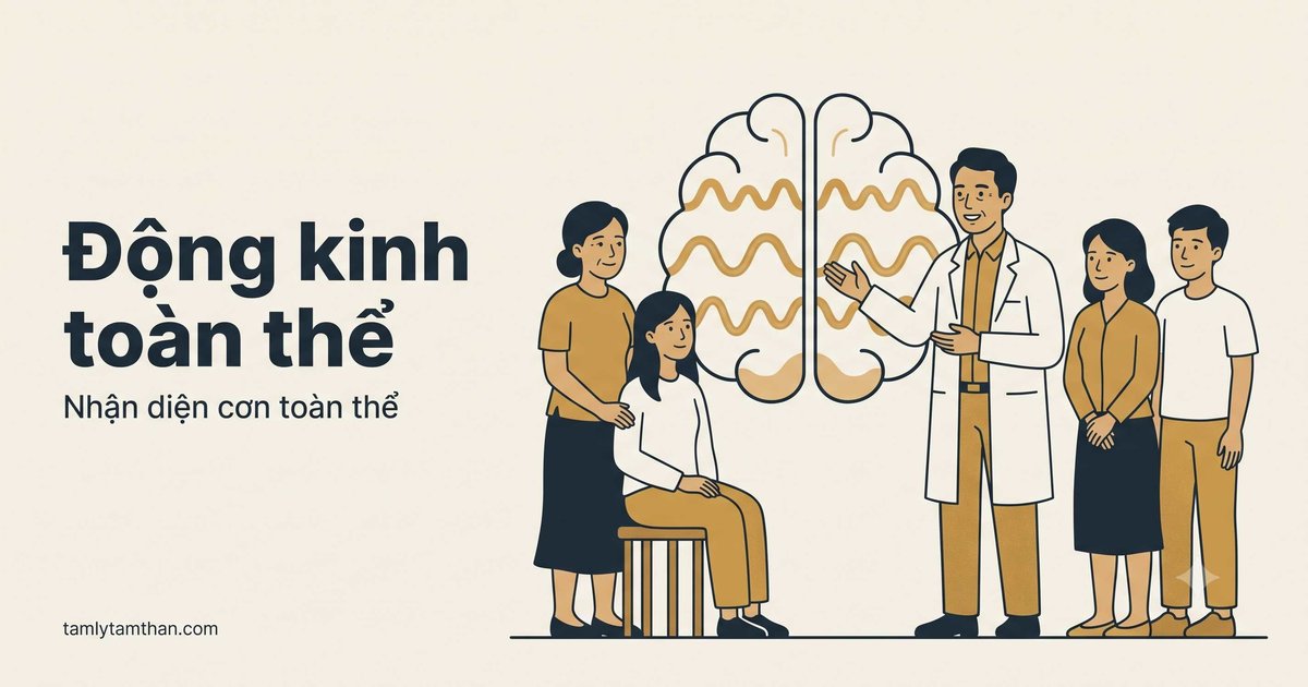 Động kinh toàn thể: phân loại & mô tả cơn