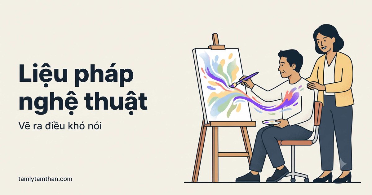 Liệu pháp nghệ thuật: cho trẻ em & sang chấn