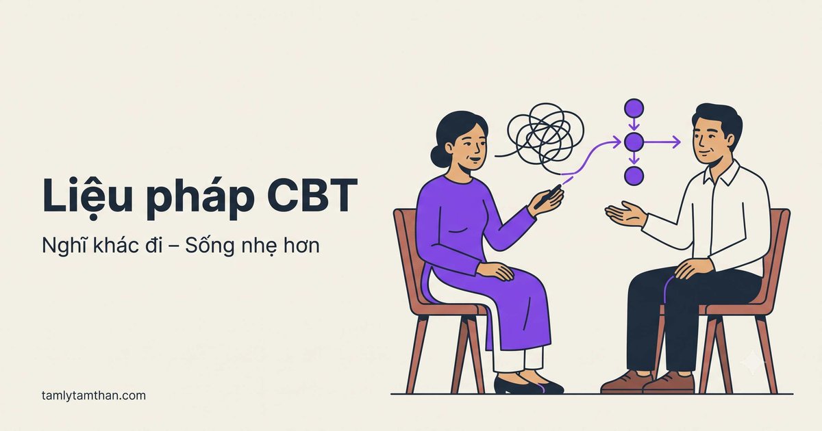 Liệu pháp CBT (nhận thức – hành vi) là gì?