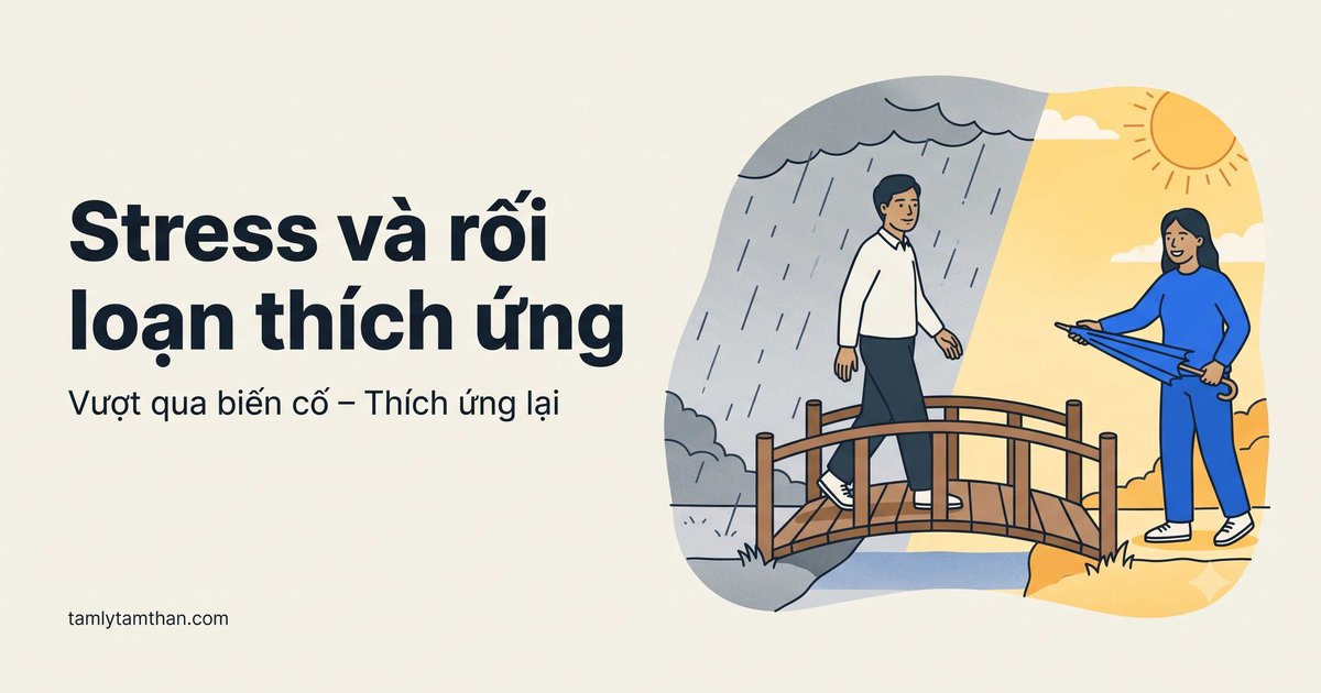 Phản ứng stress và rối loạn thích ứng: stress cấp, PTSD và sang chấn