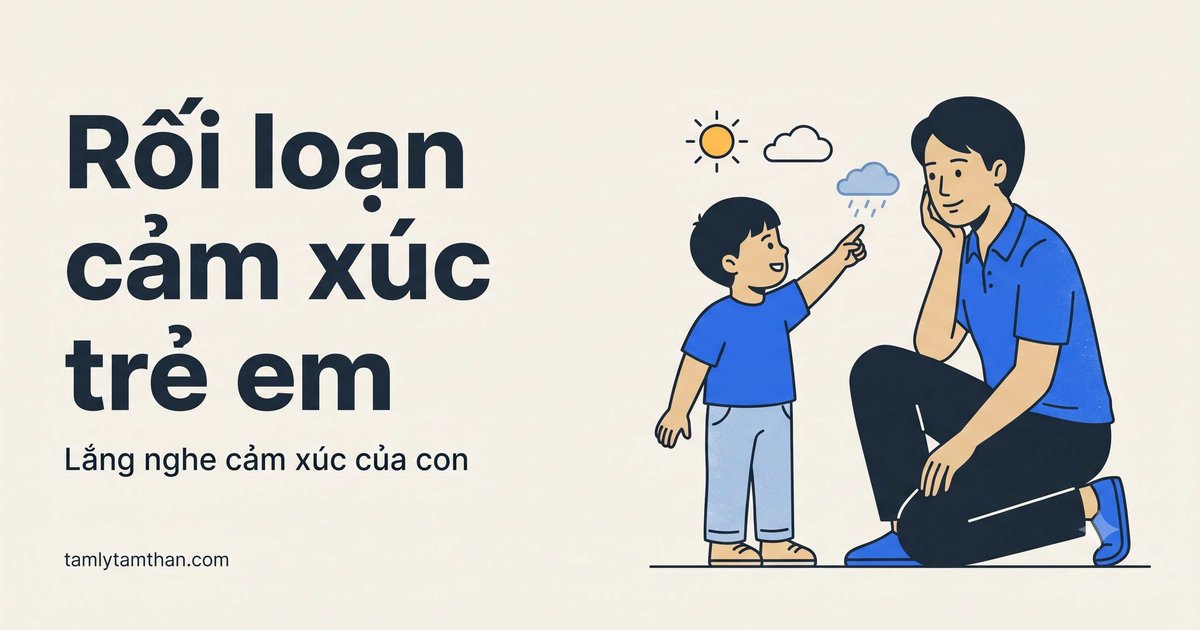 Rối loạn cảm xúc ở trẻ em: lo âu chia ly và các nỗi sợ ở trẻ