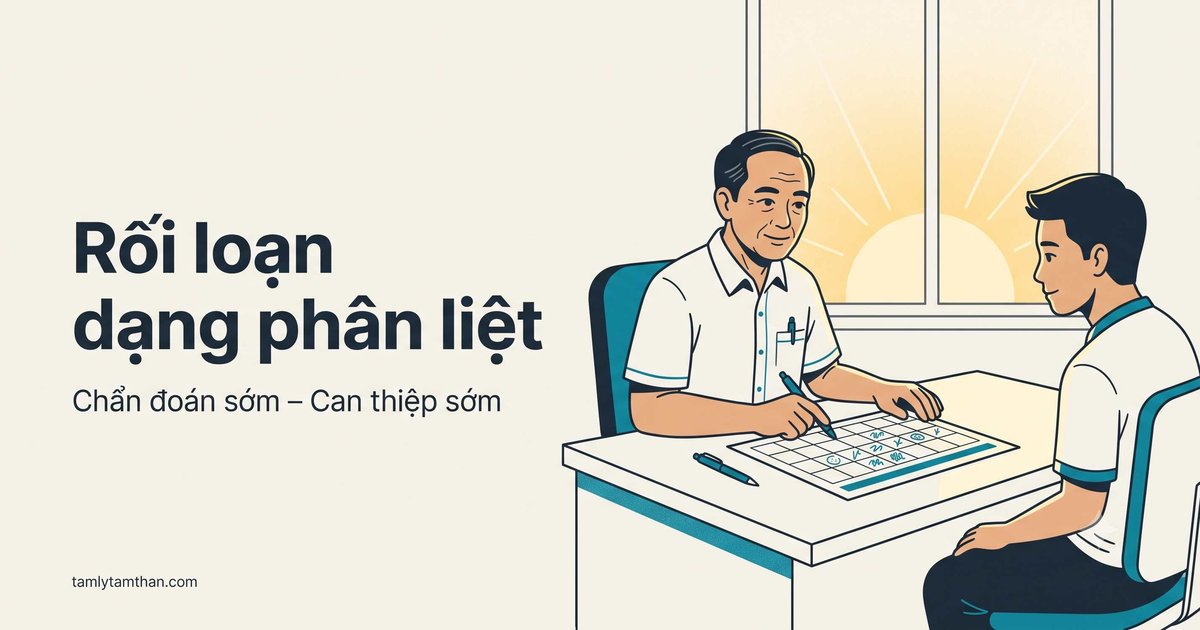 Rối loạn dạng phân liệt (schizotypal): hiểu đúng và hỗ trợ