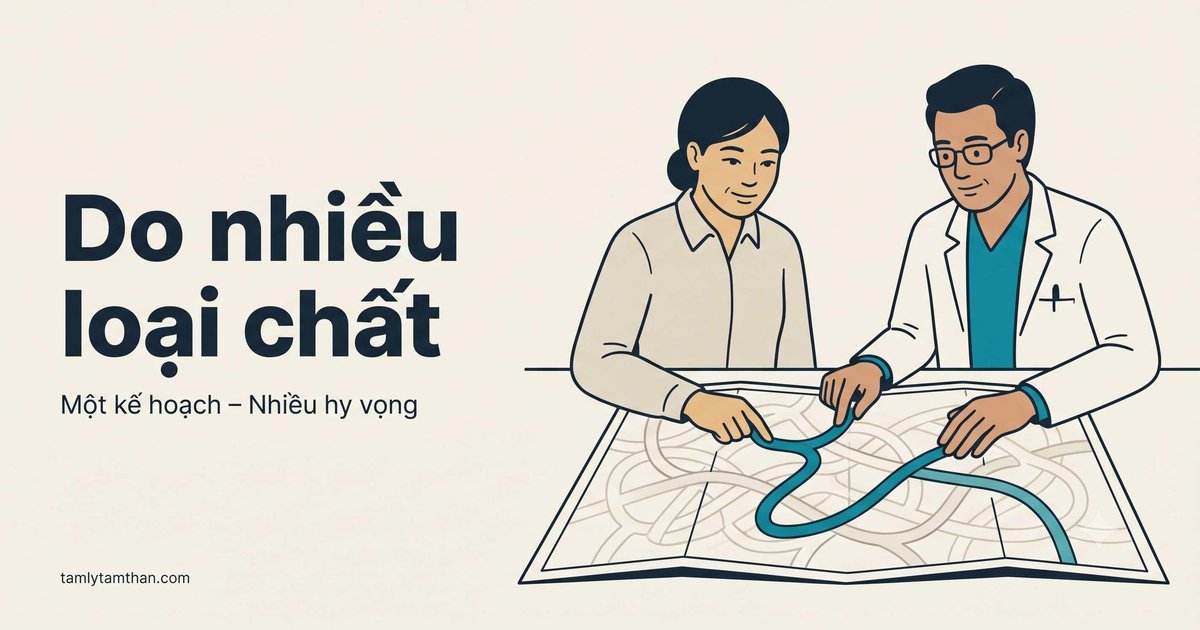Rối loạn do dùng nhiều loại chất: mê cung nhiều lối và đường ra