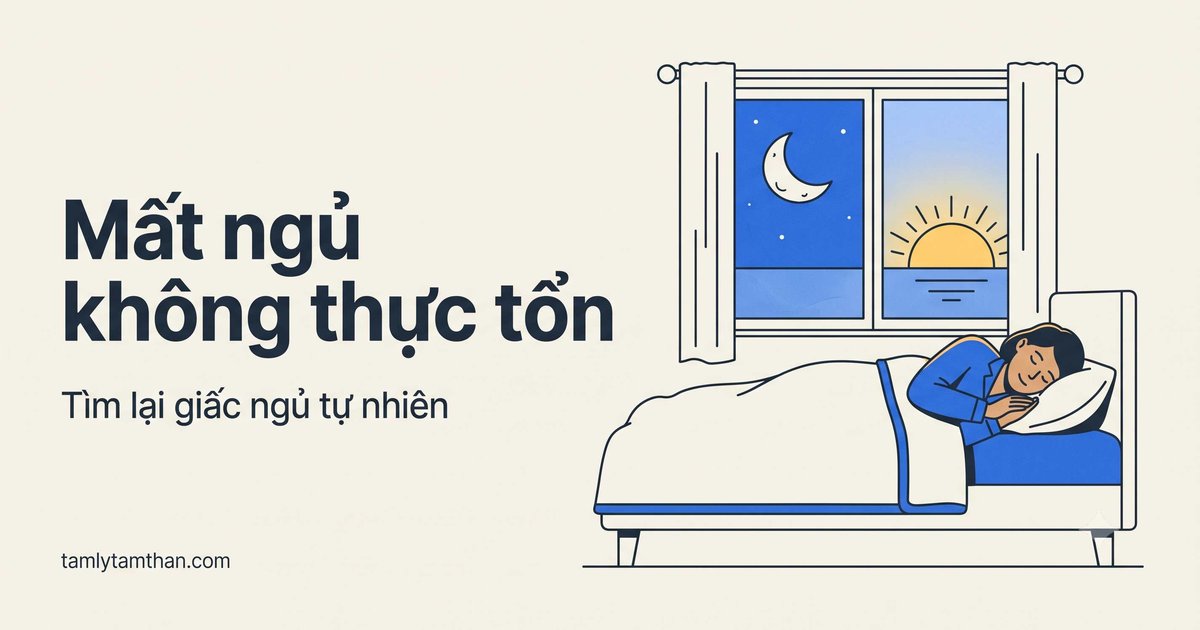 Mất ngủ và rối loạn giấc ngủ không thực tổn: nguyên nhân và cách điều trị