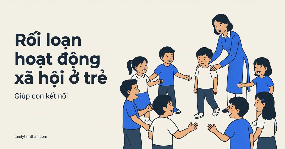 Rối loạn hoạt động xã hội ở trẻ: không nói chọn lọc và rối loạn gắn bó