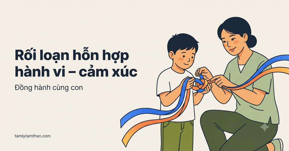 Rối loạn hỗn hợp hành vi và cảm xúc ở trẻ: khi vẻ gai góc che giấu nỗi buồn