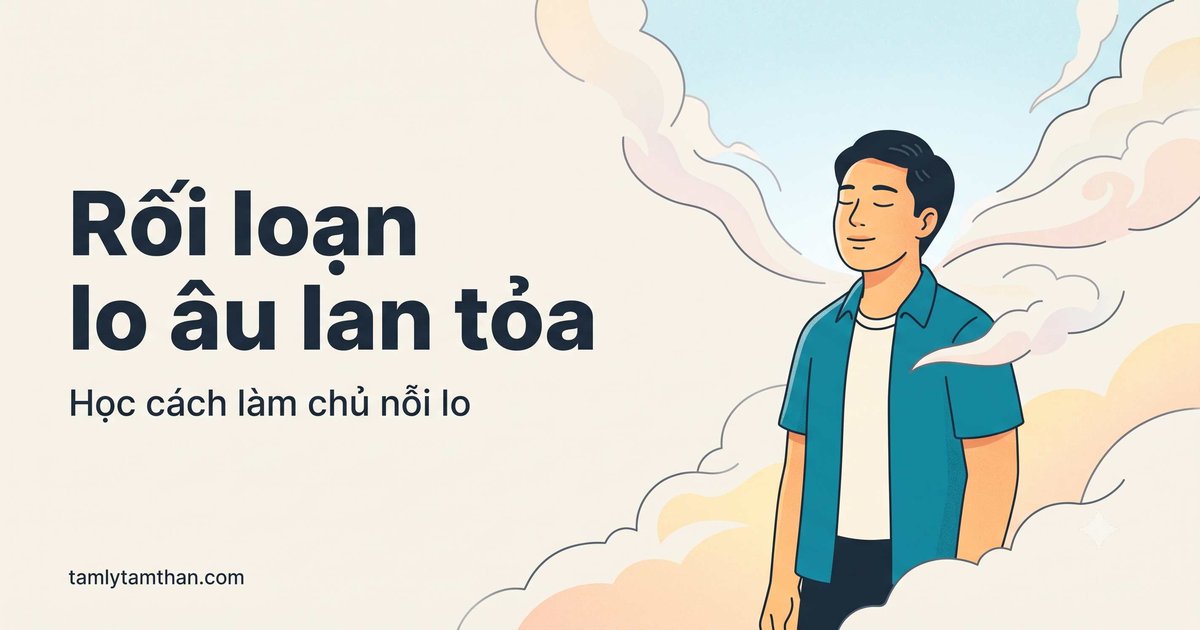 Rối loạn lo âu lan tỏa: lo lắng quá mức kéo dài