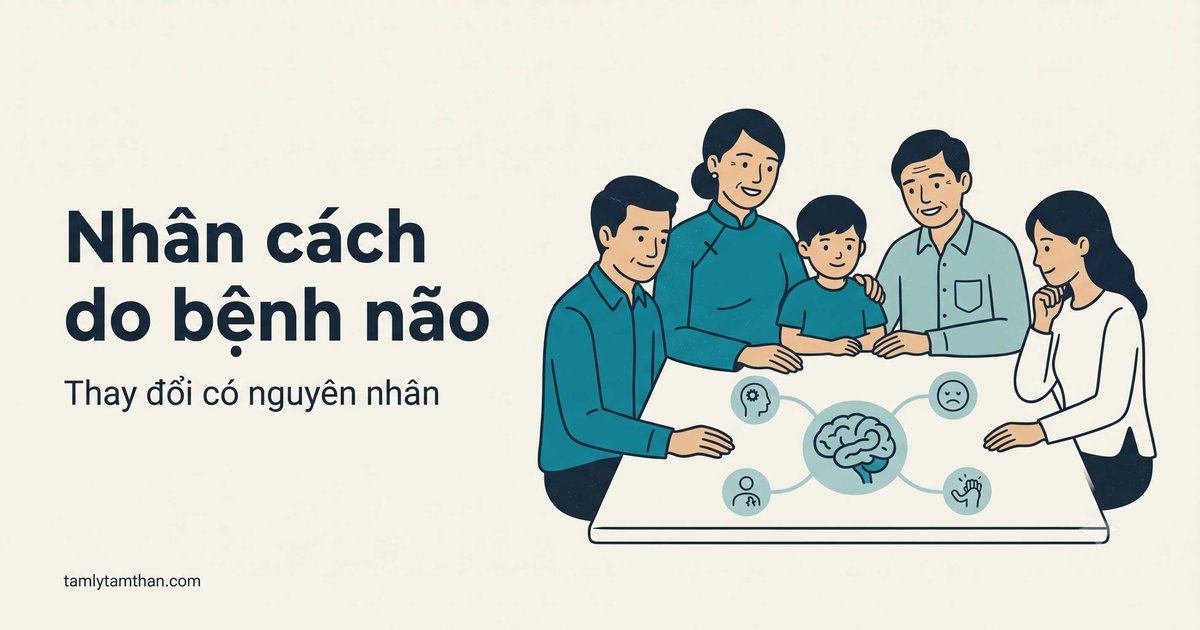 Rối loạn nhân cách và hành vi do bệnh não: khi người thân như hóa thành người khác