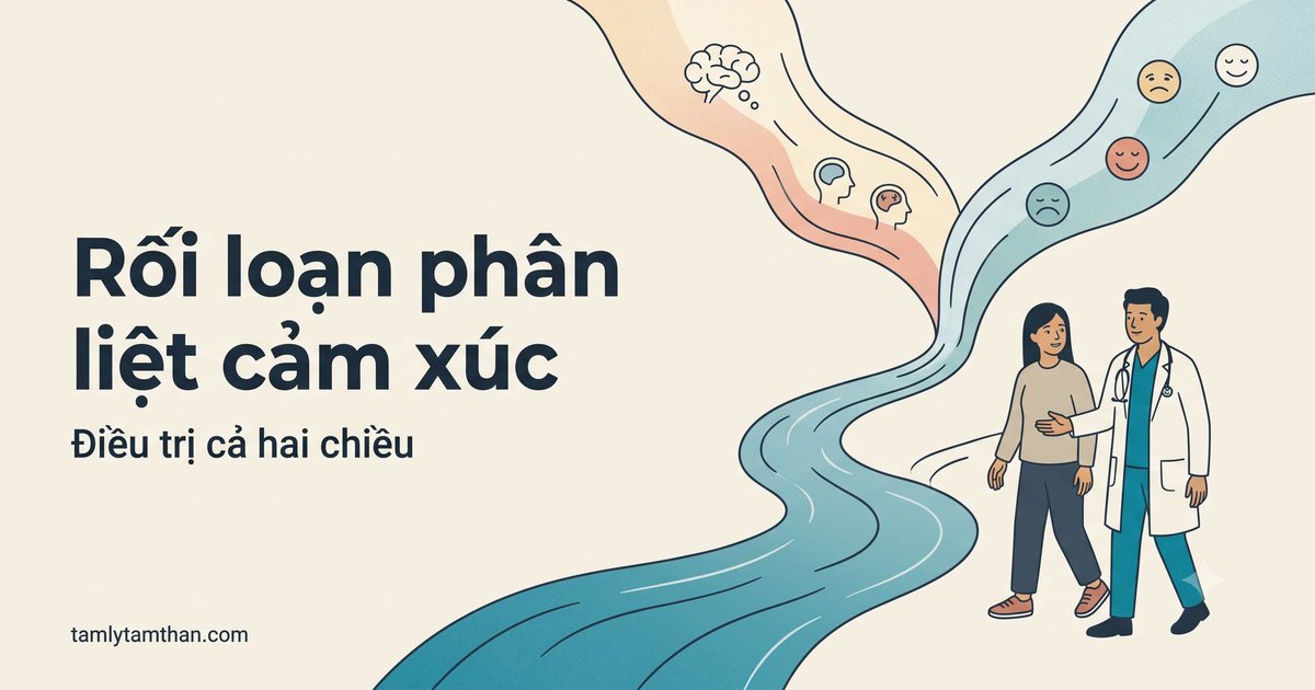 Rối loạn phân liệt cảm xúc: khi loạn thần và khí sắc cùng lúc