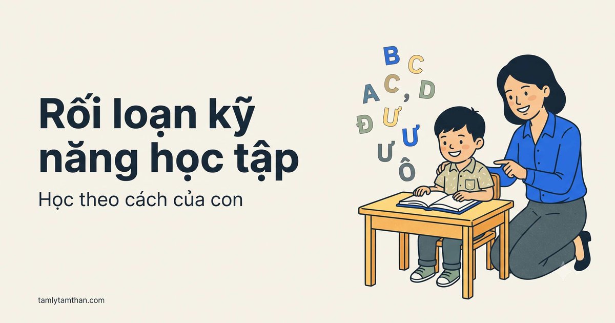 Rối loạn học tập đặc hiệu: khó đọc, khó viết, khó tính toán ở trẻ