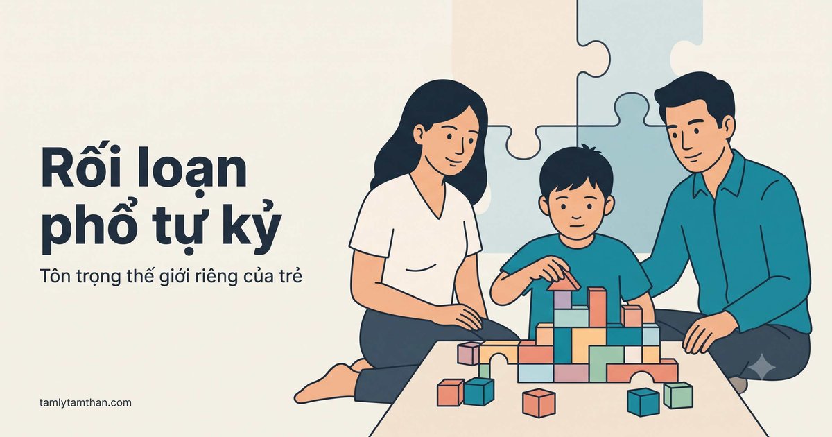 Rối loạn phổ tự kỷ: dấu hiệu sớm, can thiệp và đồng hành