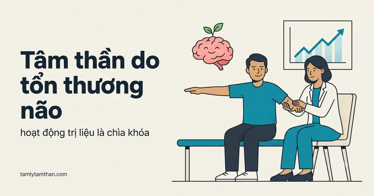 Rối loạn tâm thần do tổn thương não: khi triệu chứng tâm thần có gốc thể chất