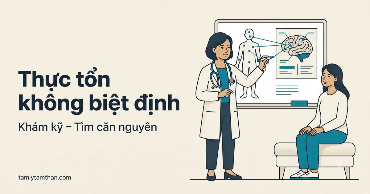 Rối loạn tâm thần thực tổn không biệt định: đã biết gốc thể chất, còn đang gọi tên