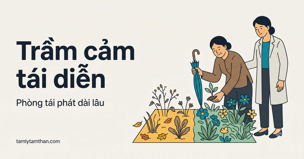 Rối loạn trầm cảm tái diễn: vì sao tái phát và cách phòng ngừa