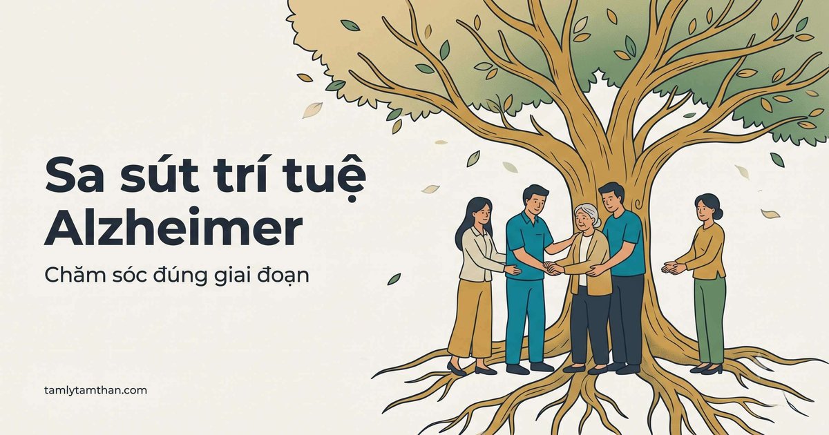 Sa sút trí tuệ do Alzheimer: các giai đoạn và cách chăm sóc