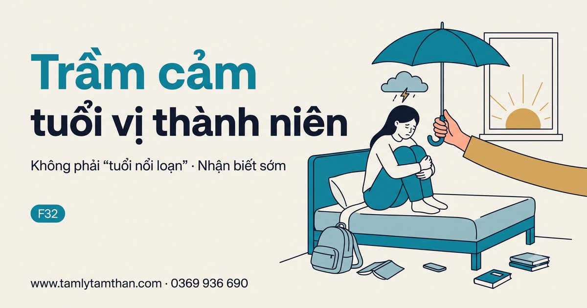 Trầm cảm tuổi vị thành niên: nhận biết sớm